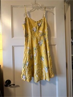 Old Navy Yellow Floral Sundress